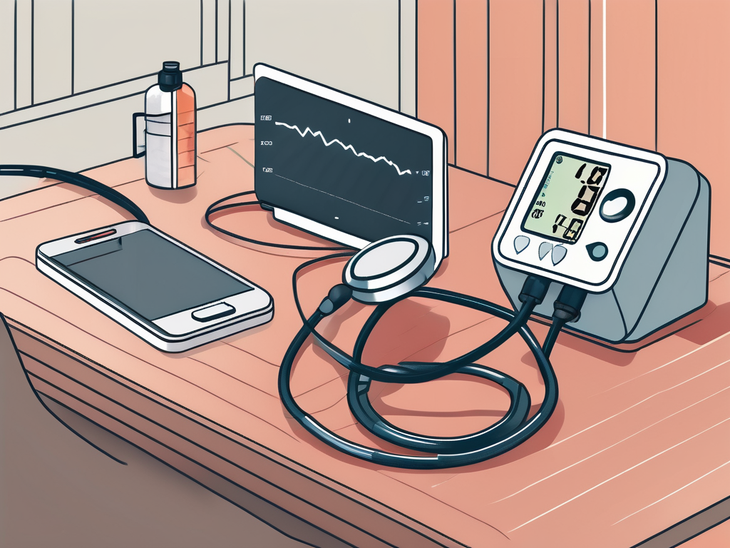 A home setting with a stethoscope